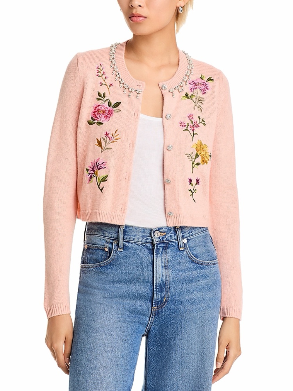 CINQ À SEPT 
Isolde Embroidered Cardigan